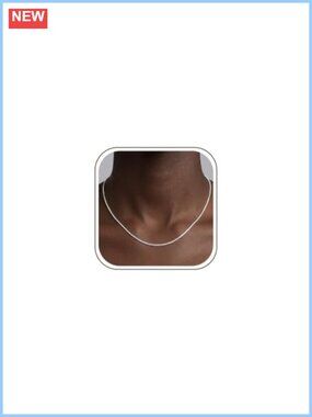 S925 Sterling Silver Herringbone Chain Necklace for Women